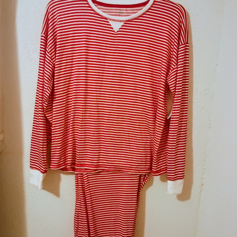 Sonoma Red and White Striped Sleepwear